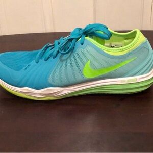 Nike Training Sneaker - Teal & Neon Yellow-Green